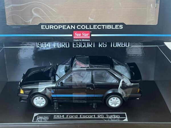 Sun Star 1:18 Ford Escort RS Turbo Black 1984 - Image 10