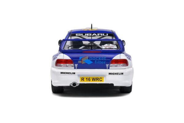 Solido 1/18 Subaru Impreza S5 WRC99 – Rally Azimut Di Monza – 2000 – #8 V.Rossi / C.Cassina - Image 6