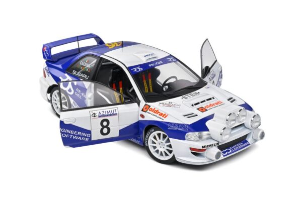 Solido 1/18 Subaru Impreza S5 WRC99 – Rally Azimut Di Monza – 2000 – #8 V.Rossi / C.Cassina - Image 7