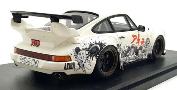 GT Spirit 1/18 Porsche RWB AKIRA GLACIER WHITE 2024 - Image 2