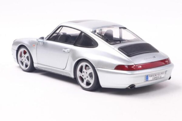Solido 1/18 Porsche 911 (993) 4S – Polar Silver – 1996 NEW! - Image 3