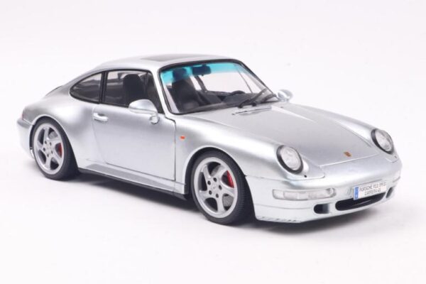 Solido 1/18 Porsche 911 (993) 4S – Polar Silver – 1996 NEW! - Image 7