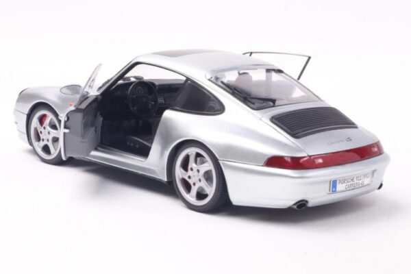 Solido 1/18 Porsche 911 (993) 4S – Polar Silver – 1996 NEW! - Image 9