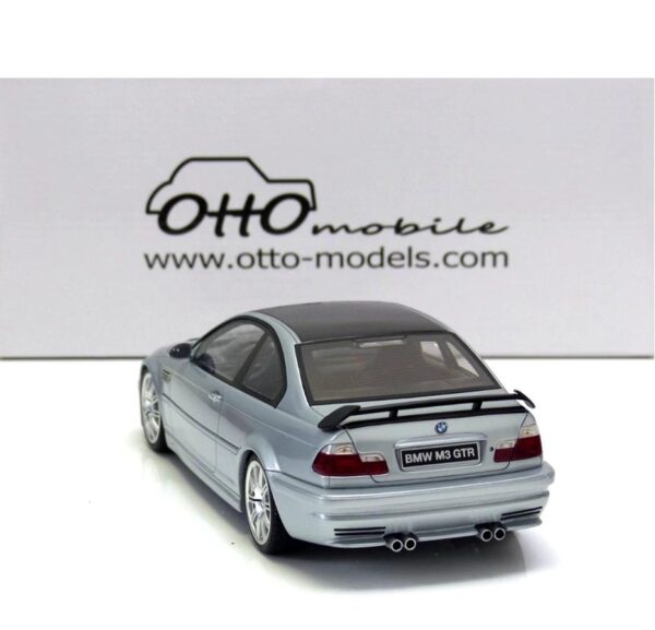 Otto 1/18 BMW M3 (E46) GTR Street Coupe 2001 Titan-Silver Met. 354 NEW! - Image 3