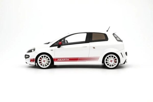 Otto 1/18 Fiat Punto Abarth Esseesse 1949 White 2010 NEW! - Image 3