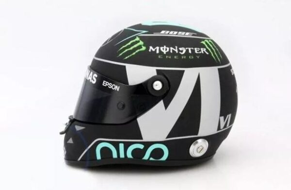 Schuberth 1/2 Mini F1 Helmet Nico Rosberg 2016 NEW - Image 2