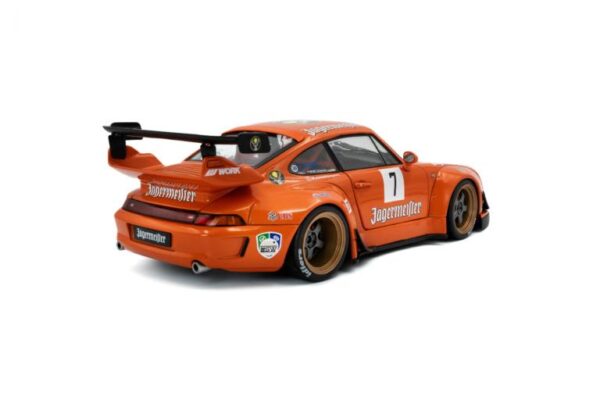 Solido 1/18 Porsche 911 Jagermeister RWB Bodykit #7 – 2020- NEW! - Image 4