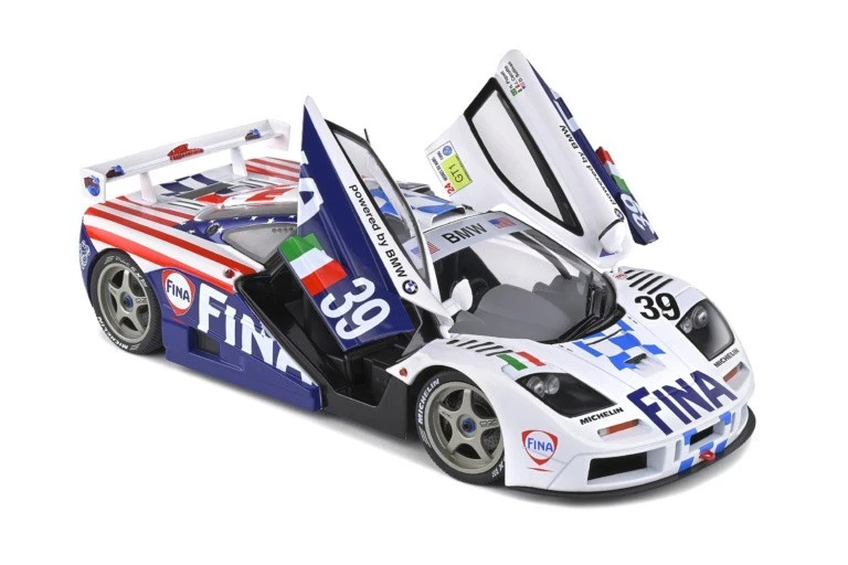 Solido 1/18 McLaren F1 GTR Fina #39 24H Le Mans 1996 - Image 8