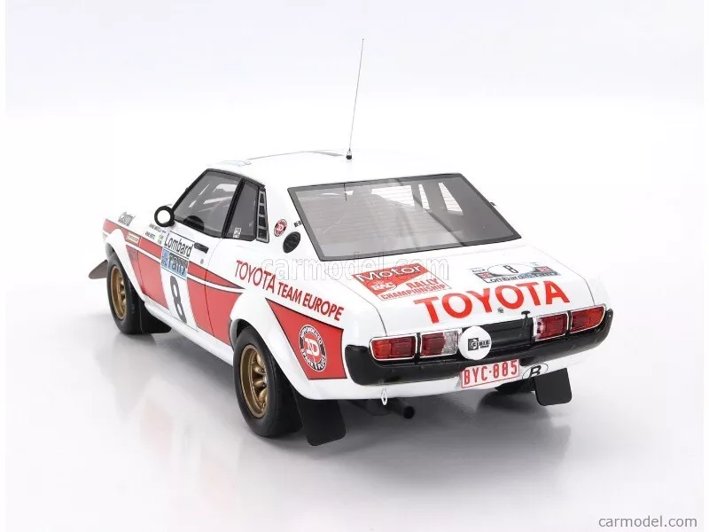 Otto 1/18 Toyota Celica 2000GT RA21 N 8 2nd RALLY RAC Lombard 1977 Hannu Mikkola NEW!! - Image 4