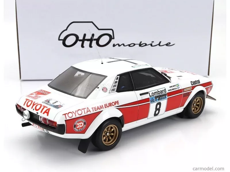 Otto 1/18 Toyota Celica 2000GT RA21 N 8 2nd RALLY RAC Lombard 1977 Hannu Mikkola NEW!! - Image 2